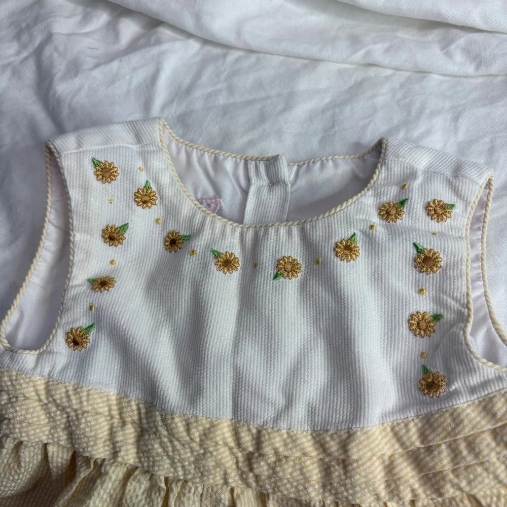 Samara sunflower vintage dress size 18 months